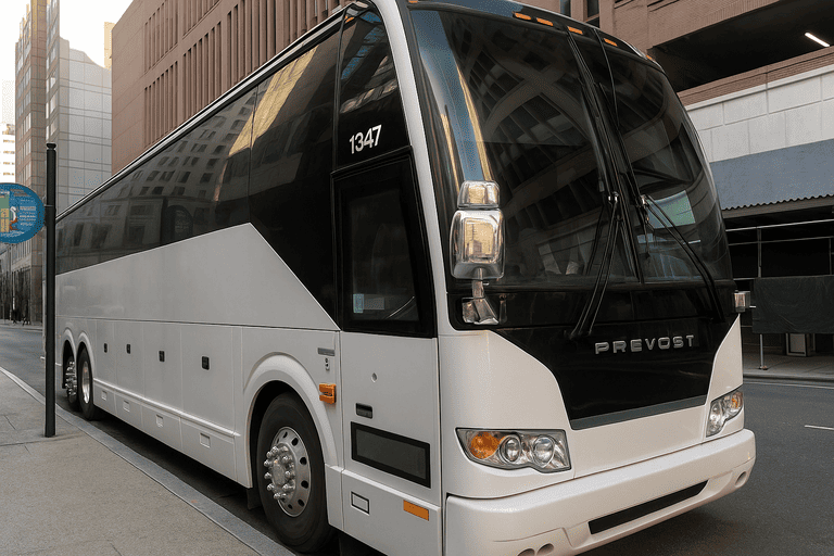 a Beaumont Minibus Company coach bus