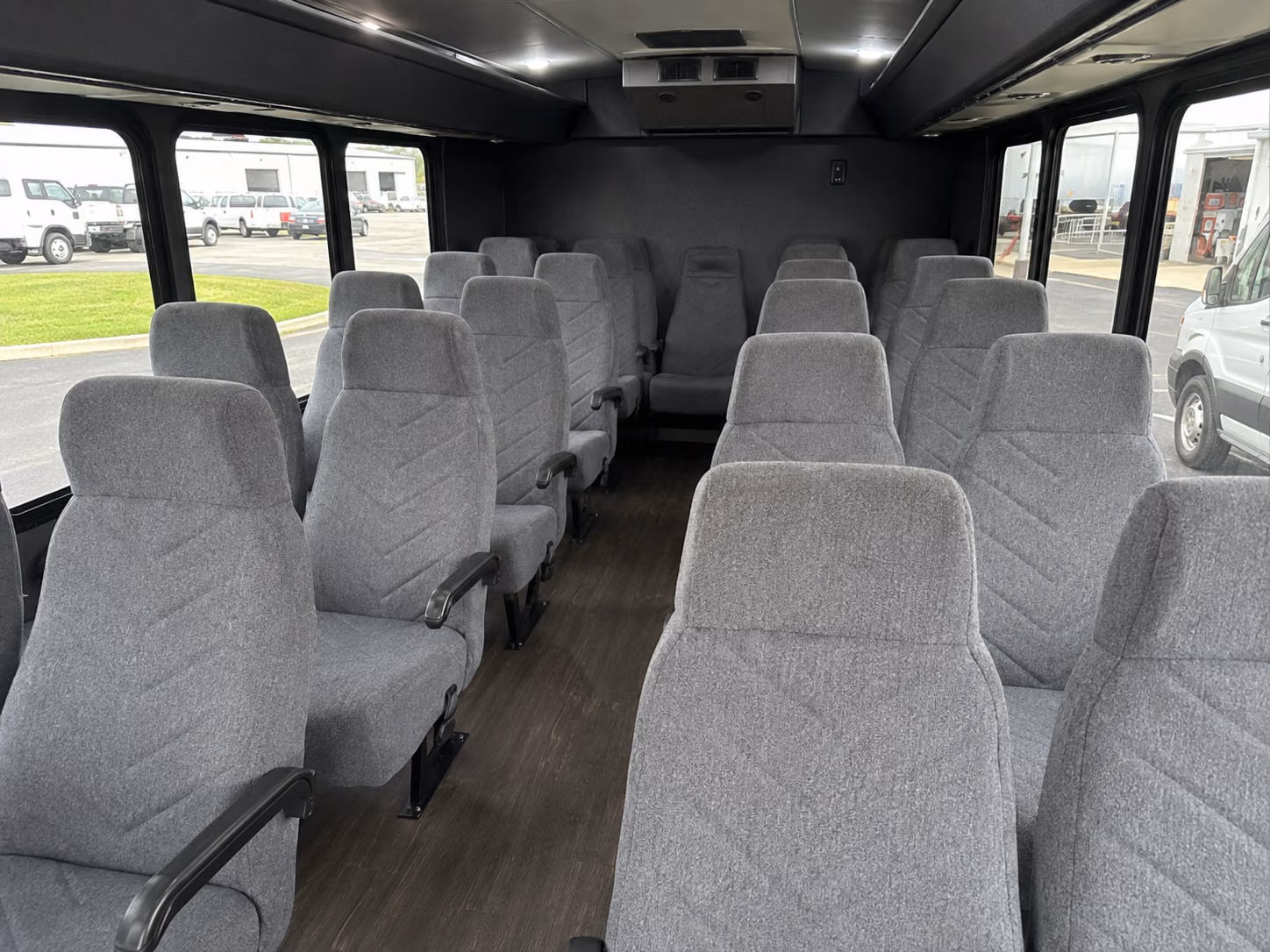 beaumont 18 passenger minibus inside