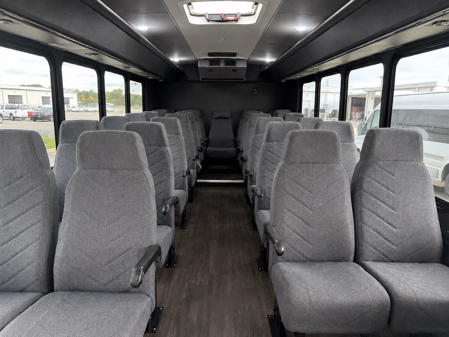 beaumont 20 passenger minibus inside