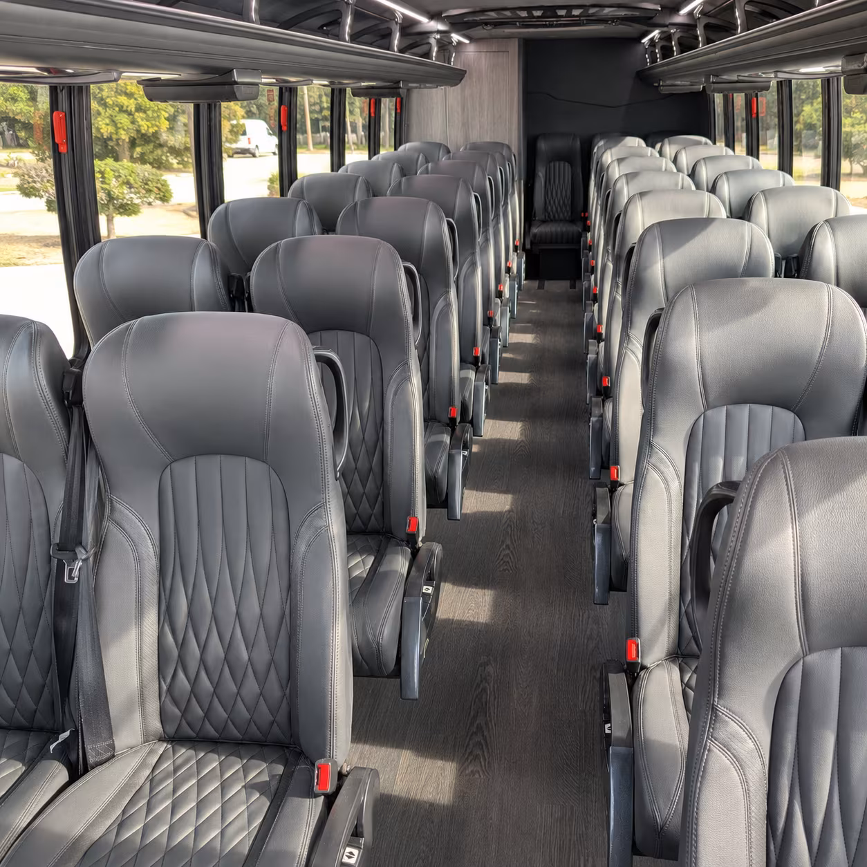 beaumont 25 passenger minibus interior