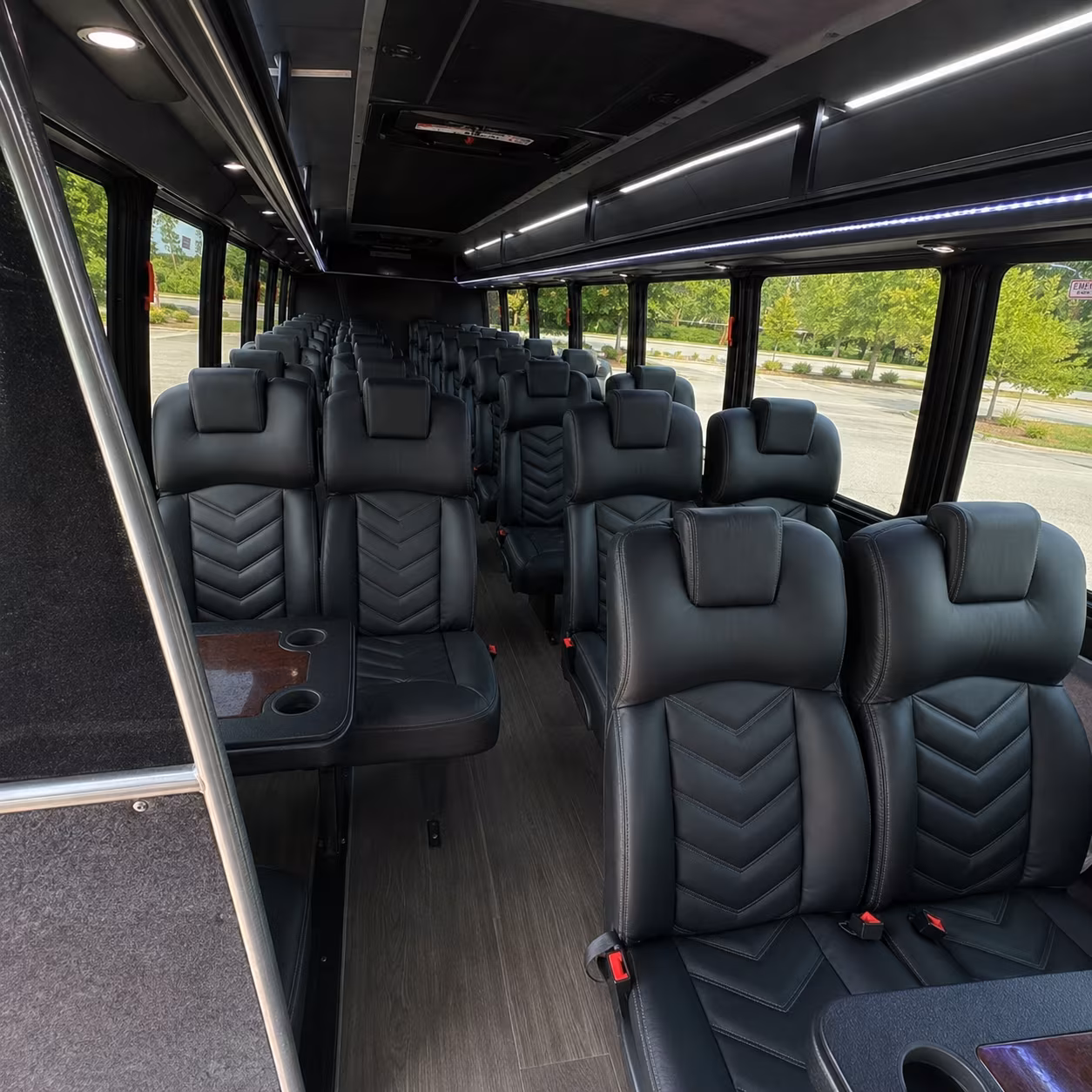 beaumont 30 passenger minibus interior