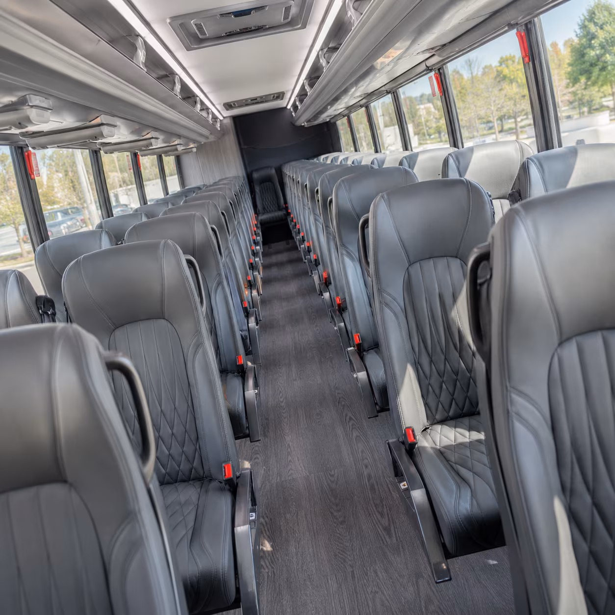 beaumont 35 passenger minibus interior