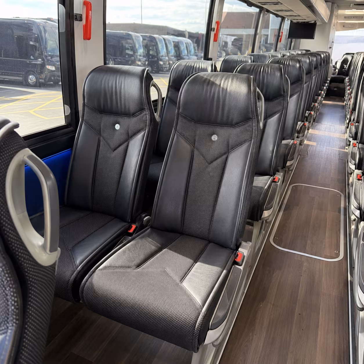 beaumont 40 passenger charter bus interior