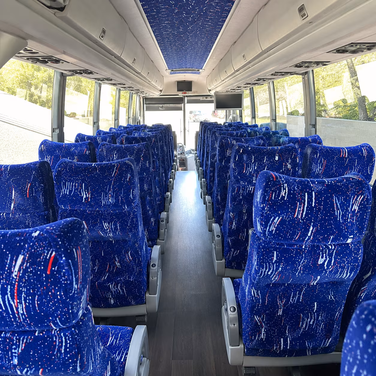 beaumont 50 passenger charter bus interior