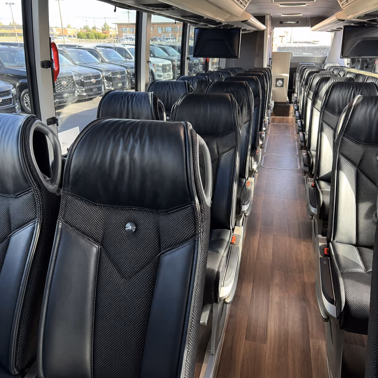 beaumont charter bus interior
