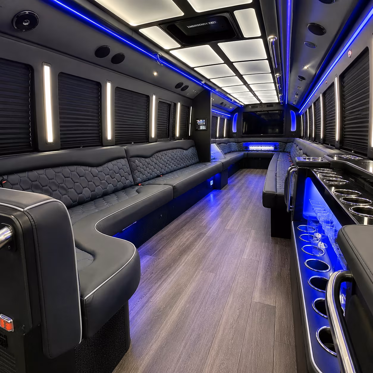 beaumont party bus inside