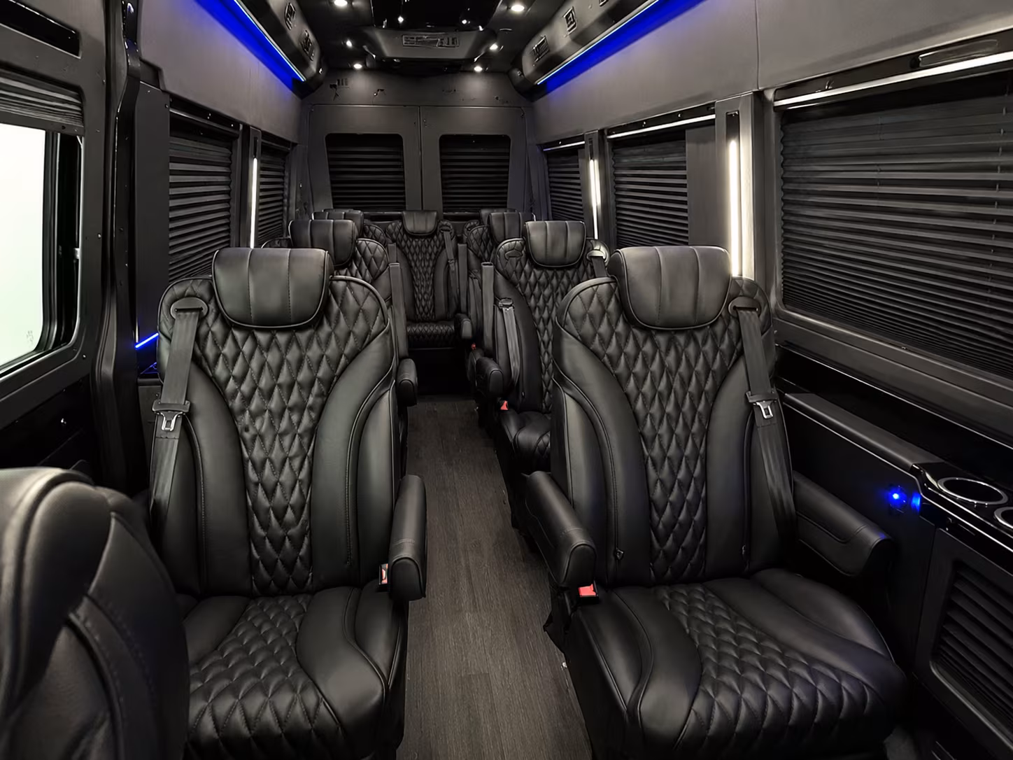 beaumont sprinter van with driver inside